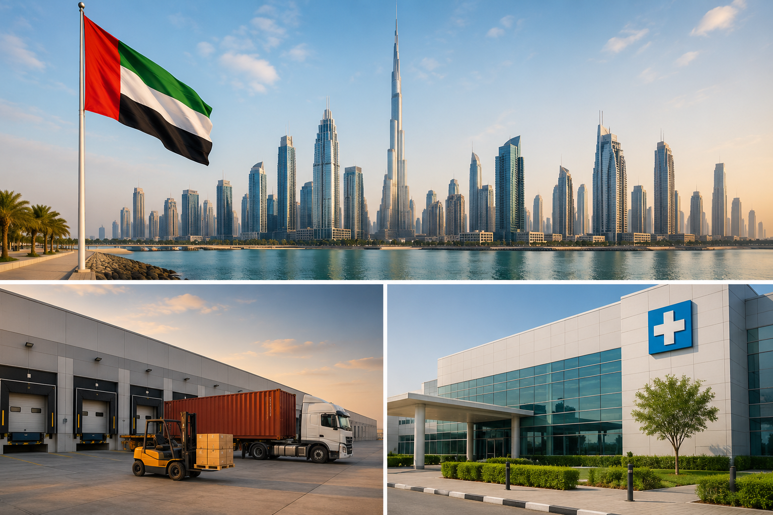 UAE: Construction, Logistics, Healthcare, and Service Growth
