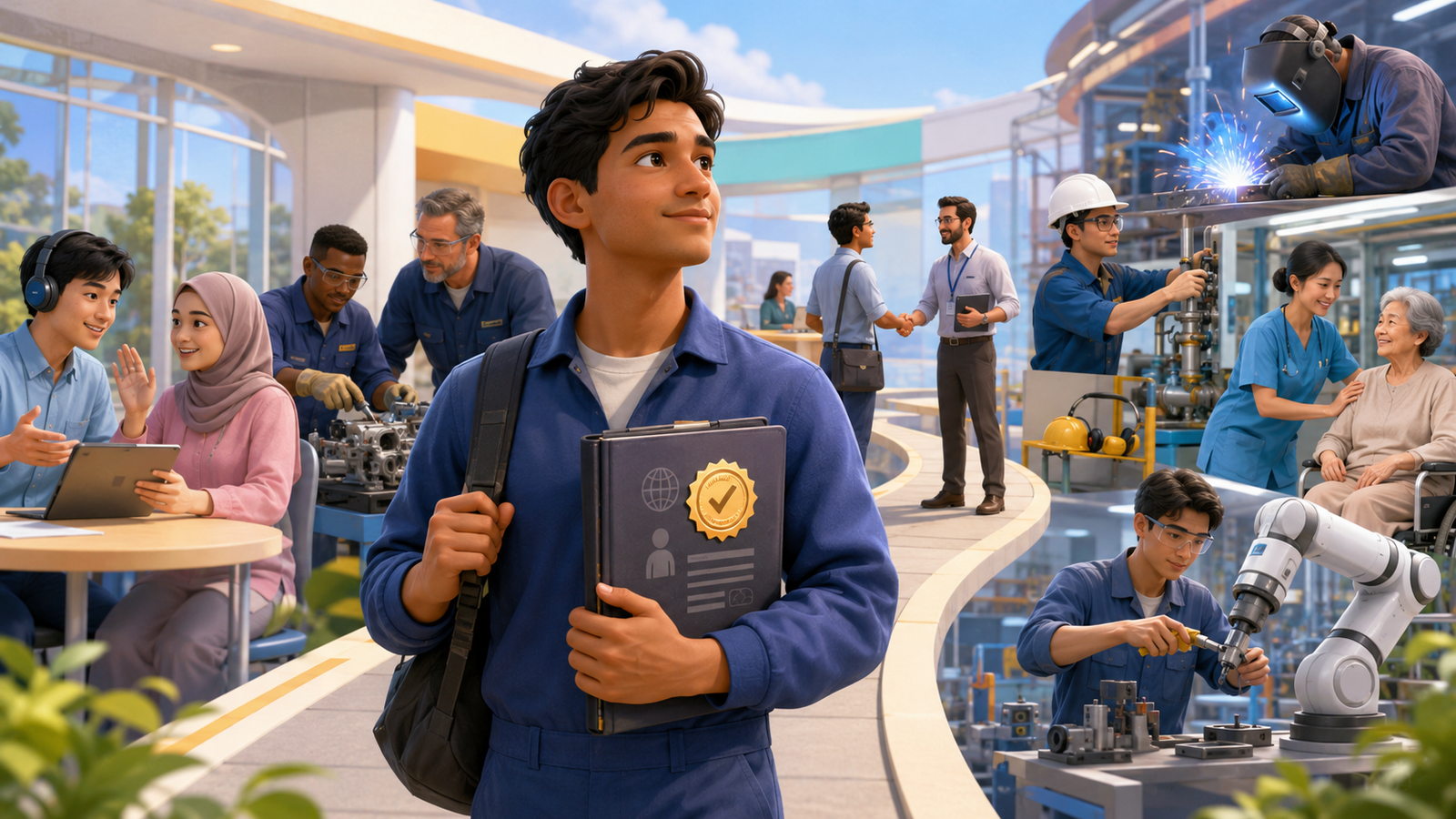 Skills certification is becoming the ‘new passport’ for global blue-collar work